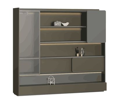 Luxuriöser Arbeitszimmer Schrank Designer Glastüren Aktenschrank