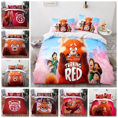 Bettwasche Set Turning Red Filme Bettbezug 135x200 200x200 Kissenbezug 80x80 DE