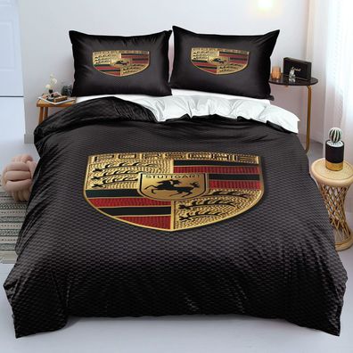 05 Anpassbar Bettwasche Set Ferrari Porsche Bettdeckenbezug Kissenbezuge-