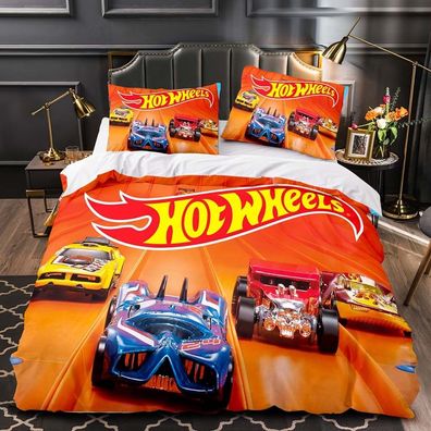 12 Anpassbar Bettwasche Set Hot Wheels Bettdeckenbezug135x200 Kissenbezuge