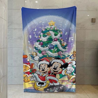 Weihnachts - Decke 19: Cartoon Namensbedruckbare Decke fur Sessel und Sofas