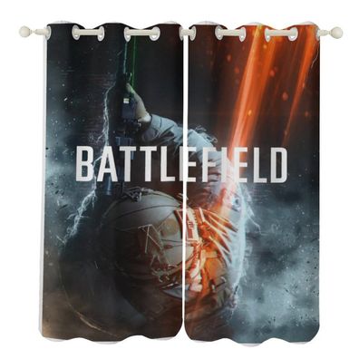 Battlefield 6 Indiv Vorhange -Videospiel 18- Mabanfertigung Zimmer Dekovorhang