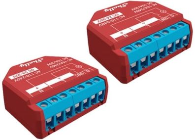 Shelly Plus 1PM WiFi- &amp; Bluetooth-Relaisschalter mit Strommessung