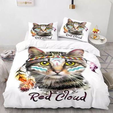 Anpassbar Bettwasche Set 03 Sube Katze Bettdeckenbezug135x200 Kissenbezuge