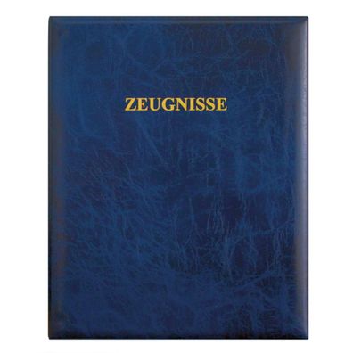 Roth Zeugnismappe-Ringbuch dkl. blau