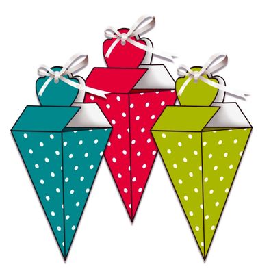 Schulanfangs-Serie Hurra Geschenk- Dekotüte ca15,5x21 cm 6er Set