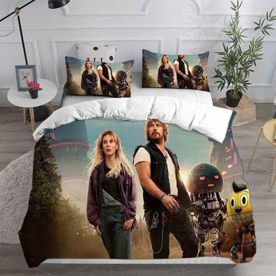 Anpassbar Bettwasche Set 12 Electric State Bettbezug135x200 Kissenbezuge-