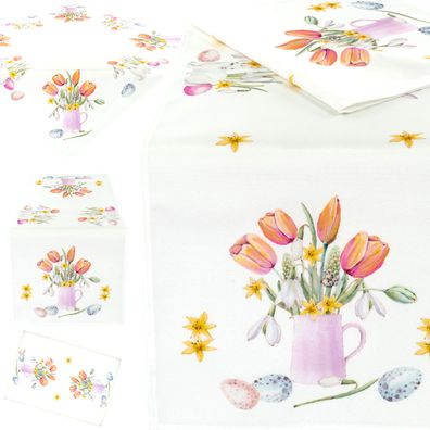 Tischdecke Ostern Tischläufer Ostertischdecke Ostertischwäsche Oster Deko