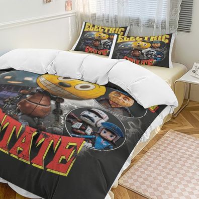 Anpassbar Bettwasche Set 09 Electric State Bettbezug135x200 Kissenbezuge-