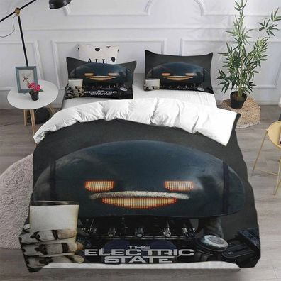 Anpassbar Bettwasche Set 03 Electric State Bettbezug135x200 Kissenbezuge-