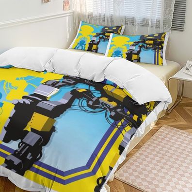 Anpassbar Bettwasche Set 11 Electric State Bettbezug135x200 Kissenbezuge-