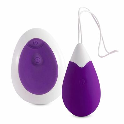 Intense JAN Vibrating EGG REMOTE DEEP PURPLE
