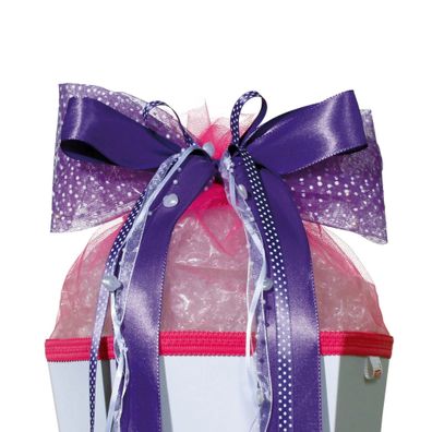 Roth LED-Schleife "Shining Dots"