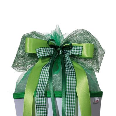 Roth LED-Schleife "Green Lights"