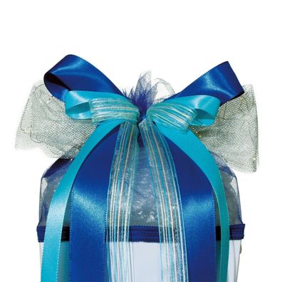 Roth LED-Schleife "Blue Star"