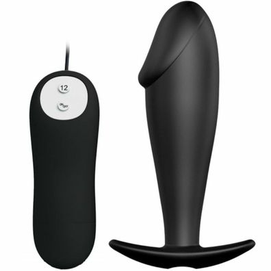 PRETTY LOVE BOTTOM Silicone ANAL PLUG PENIS DESIGN 12 MODES Vibration
