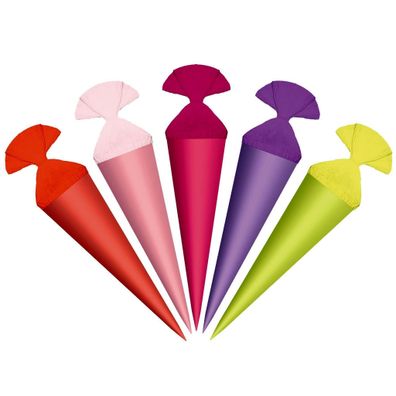 Roth Schultüte 12cm rund Sortimente 5er Sortiment