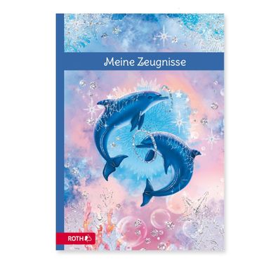 Roth Zeugnismappen mit Design und Effekt Delfine