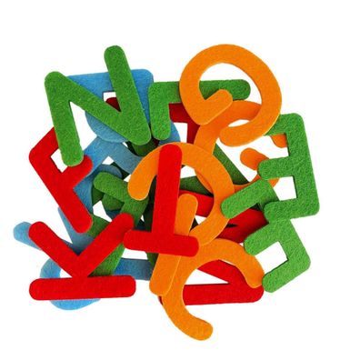 Roth Filzbuchstaben Sortierung Jungen 48 Teile selbstklebend