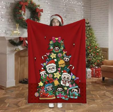 Weihnachts Xmasdecke 88 Kuscheldecken (Name druckbar), fur Sesskissen|Sofa|Alltag