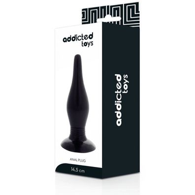 Addicted TOYS ANAL PLUG 14.5CM BLACK