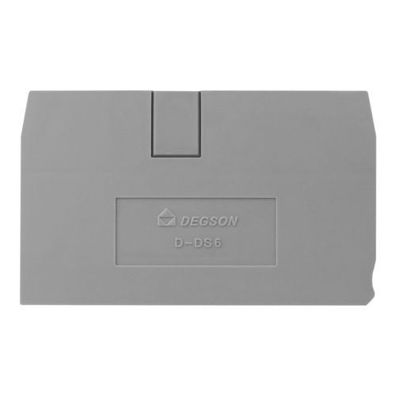 Endplatte fér Reihenklemme 6mm2 DS6 Abschlussplatte DGN 4050