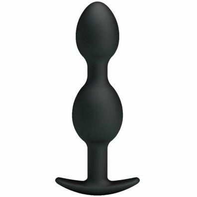 PRETTY LOVE BOTTOM - Silicone ANAL BALLS 12.5 CM - BLACK