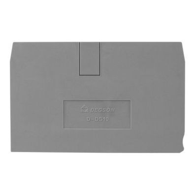 Endplatte fér Reihenklemme DS10 Abschlussplatte DGN 4067