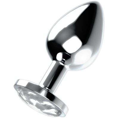OHMAMA ANAL PLUG METAL - WHITE L