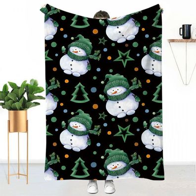 Weihnachts Xmasdecke 28 Kuscheldecken (Name druckbar), fur Sesskissen|Sofa|Alltag