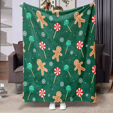 Weihnachts Xmasdecke 21 Kuscheldecken (Name druckbar), fur Sesskissen|Sofa|Alltag