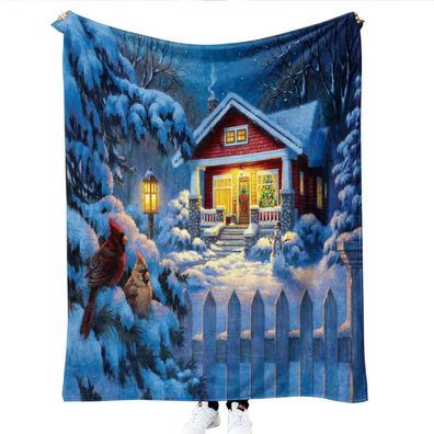 Weihnachts Xmasdecke 52 Kuscheldecken(Name druckbar), fur Sesskissen|Sofa|Alltag