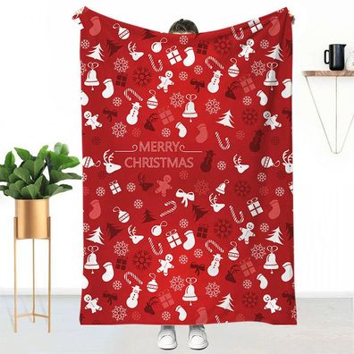 Weihnachts Xmasdecke 91 Kuscheldecken (Name druckbar), fur Sesskissen|Sofa|Alltag