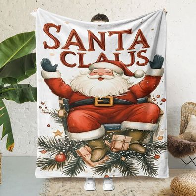 Weihnachts Xmasdecke 96 Kuscheldecken (Name druckbar), fur Sesskissen|Sofa|Alltag