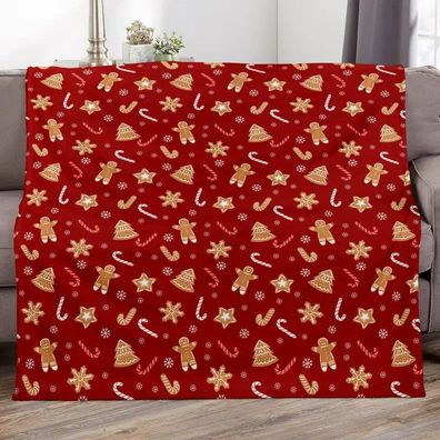 Weihnachts Xmasdecke 47 Kuscheldecken (Name druckbar), fur Sesskissen|Sofa|Alltag