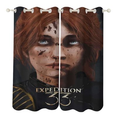 Clair Obscur Expedition33 Vorhange Individuelle Mabanfertigung -63- Dekovorhang