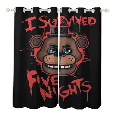 44-Five Nights at Freddy"s Vorhange Individuelle Mabanfertigung Dekovorhang Osen