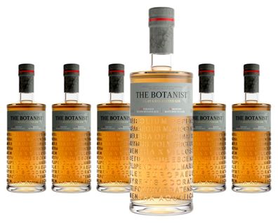 6 x Bruichladdich Distillery The Botanist Islay Dry Gin Cask Rested