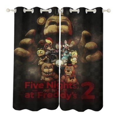 08-Five Nights at Freddy"s Vorhange Individuelle Mabanfertigung Dekovorhang Osen