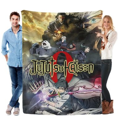 Jujutsu Kaisen Decke Tagesdecke Kuscheldecke Kinderbettwasche Mehrere Groben