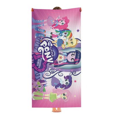 Equestria Girls Strandtuch Schnell Trocknend Mikrofaser Badetuch 75cmx150cm