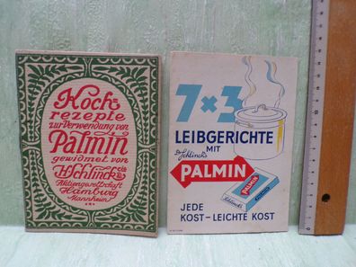 Werbehefte Kochrezepte Leibgerichte Palmin Schlinck & Cie AG Hamburg Mannheim