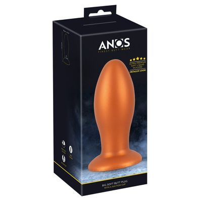 ANOS Big soft butt plug, Silikon, XL
