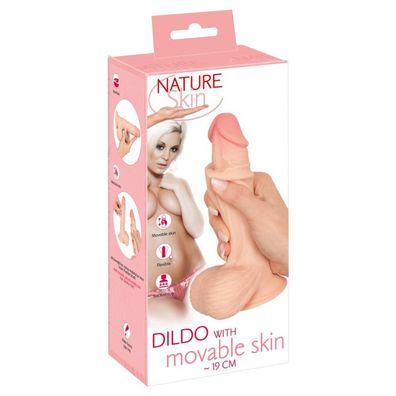 NS Dildo with movable Haut 19