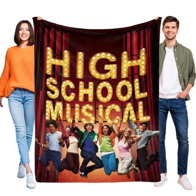 High School Musical Decke Tagesdecke Kuscheldecke Kinderbettwasche fur Bett Sofa