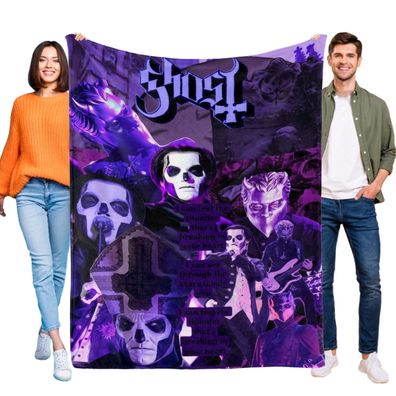 Ghost Tagesdecke Kuscheldecke Kinderbettwasche fur Sofa Couch Bett
