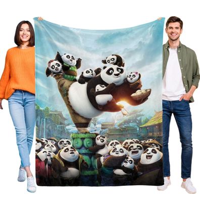 Kung Fu Panda Decke Tagesdecke Kuscheldecke Kinderbettwasche fur Sofa Couch