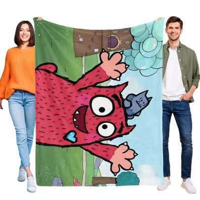 Love Monster Decke Tagesdecke Kuscheldecke Kinderbettwasche fur Bett
