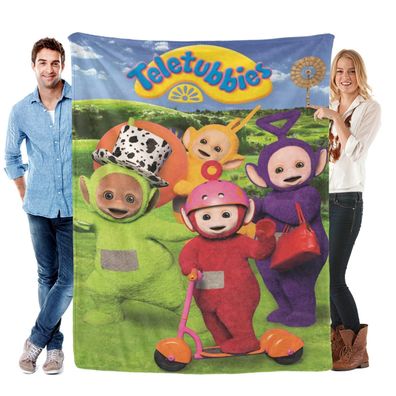 Teletubbies Decke Tagesdecke Kuscheldecke Kinderbettwasche Mehrere Groben
