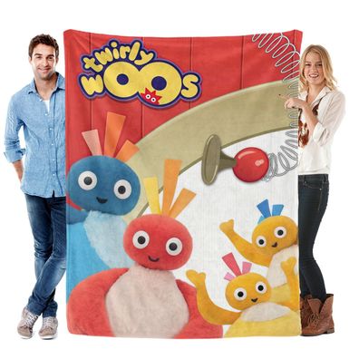 Twirlywoos Decke Tagesdecke Kuscheldecke Kinderbettwasche Geschenk